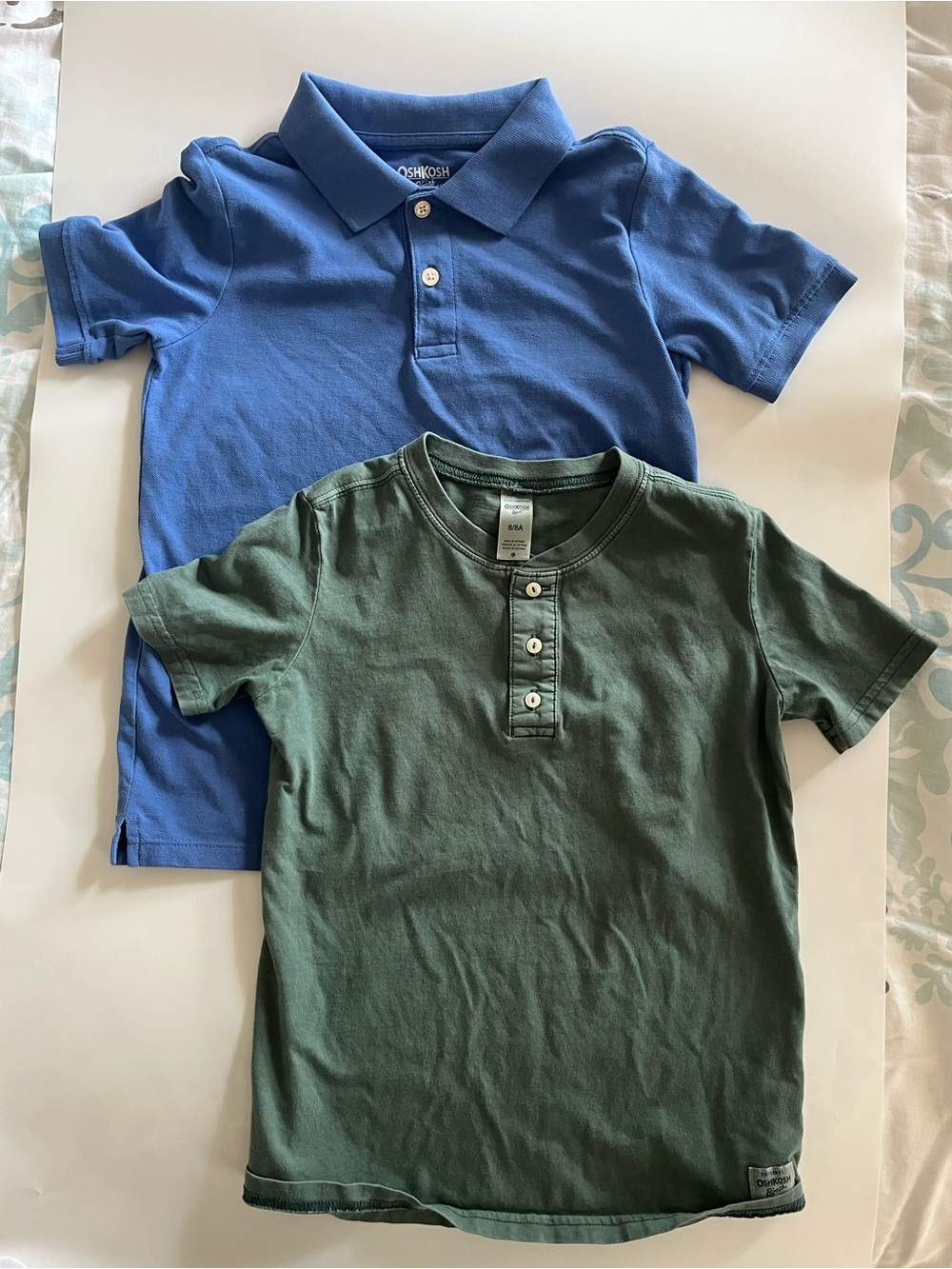 Oshkosh Shirts. Set of two. Boy Size 8